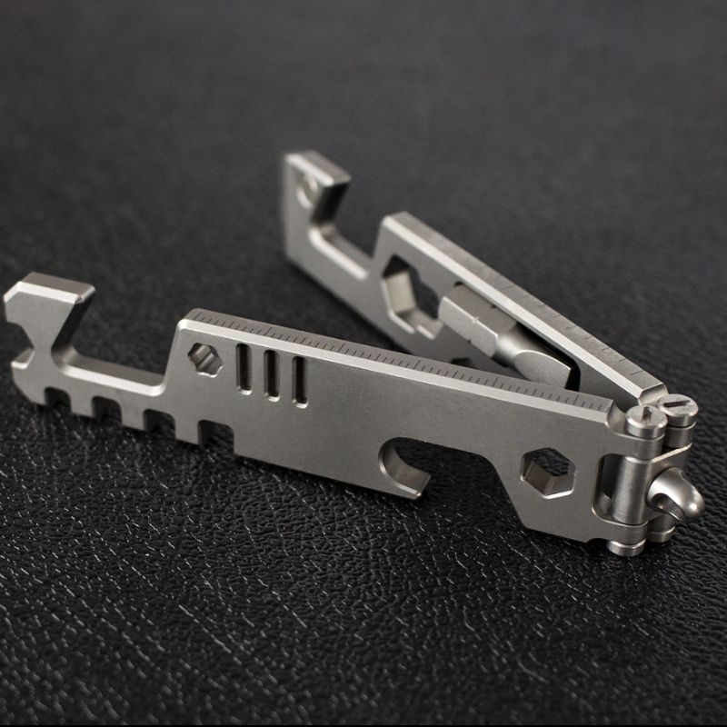 Titanium Folding Phone Stand – AceStand Foldable EDC with Multi-Functional Portable