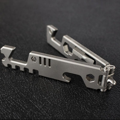 Titanium Folding Phone Stand – AceStand Foldable EDC with Multi-Functional Portable