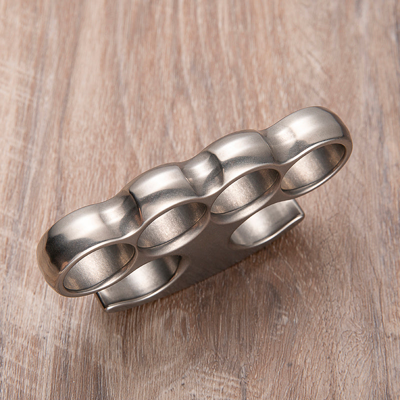 Titanium Four Finger Knuckles – Lincoln Style Stonewash Vintage Design