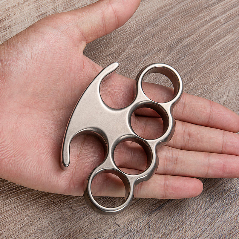 Titanium Four Finger Knuckles – Lincoln Style Stonewash Vintage Design