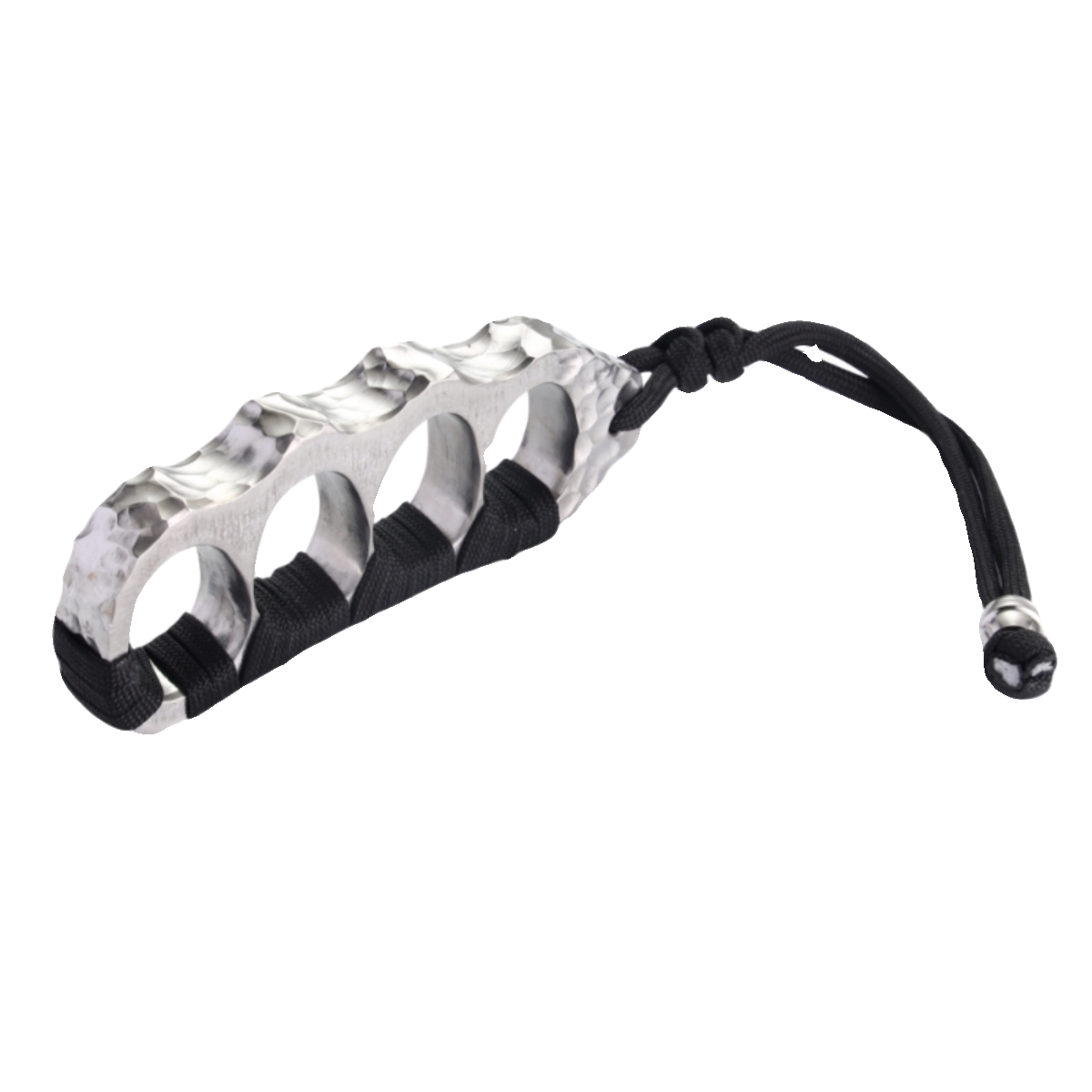 Titanium Knuckles – Brass Hand-Hammered Crater CNC One-Piece Self-Defense EDC Duster