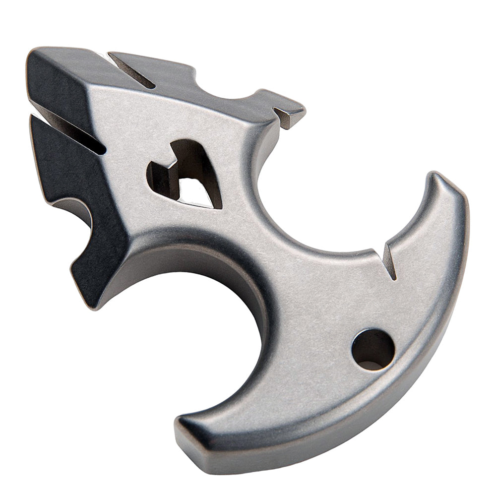 Titanium Knuckles – TC4 Ultra-Thick Push Dagger Ring with Sandblasted 15mm Lightweight