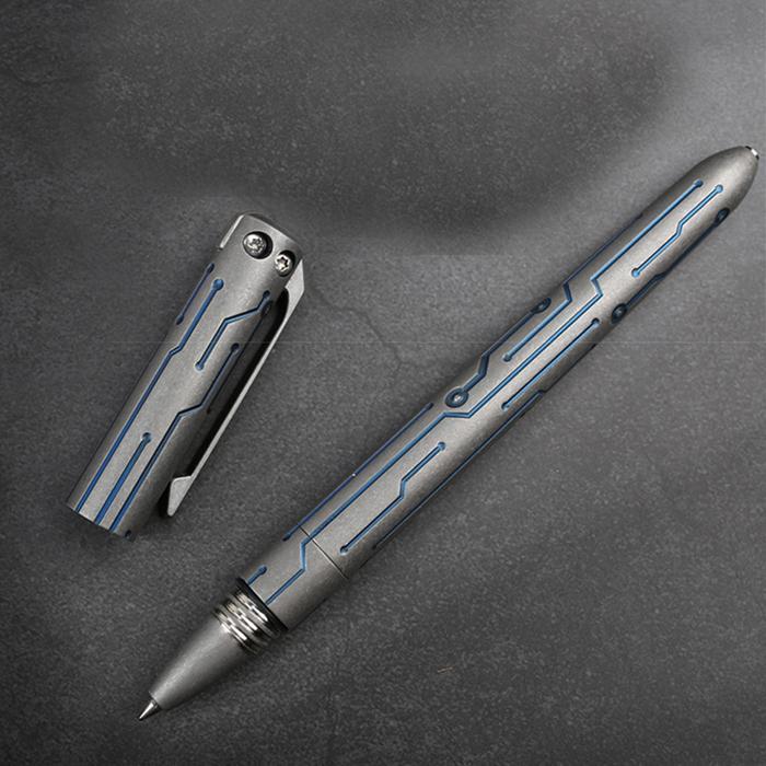 Titanium Kubotan – T800 Tactical Pen Glass Breaker for Writing, Everyday Carry