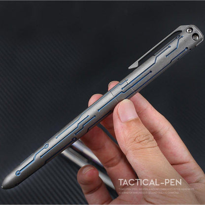 Titanium Kubotan – T800 Tactical Pen Glass Breaker for Writing, Everyday Carry