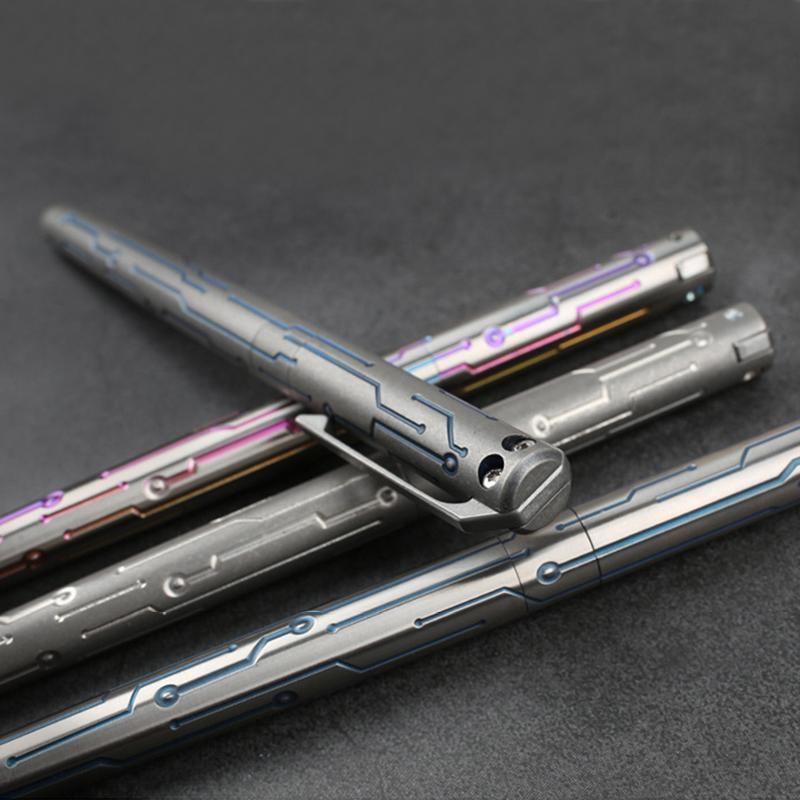 Titanium Kubotan – T800 Tactical Pen Glass Breaker for Writing, Everyday Carry