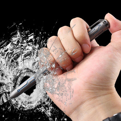 Titanium Kubotan – T800 Tactical Pen Glass Breaker for Writing, Everyday Carry