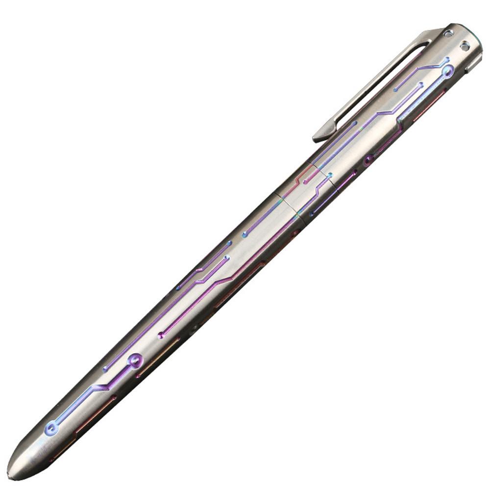 Titanium Kubotan – T800 Tactical Pen Glass Breaker for Writing, Everyday Carry