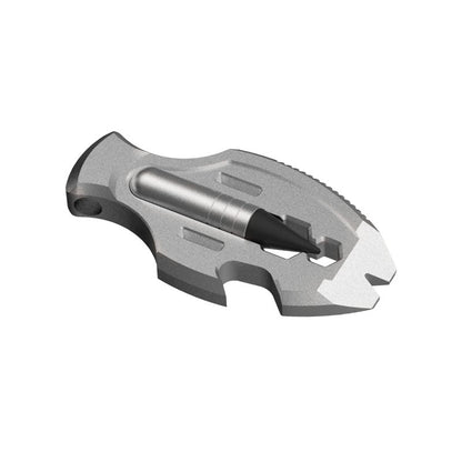 Titanium Pendant – Flounder 1.0 EDC with Multi-Tool with Pen & Firestarter