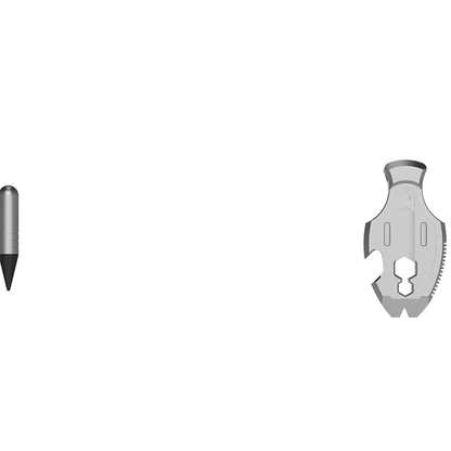 Titanium Pendant – Flounder 1.0 EDC with Multi-Tool with Pen & Firestarter
