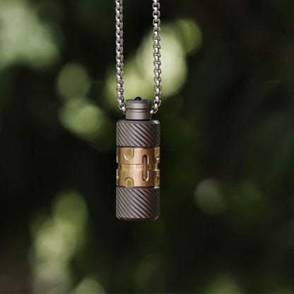 Titanium Pendant – ScrewMaster EDC with Lanyard Bead for Desk Breaks, Collecting