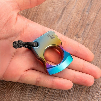 Titanium Ring – TC4 Single Finger with 15mm Thick Anodized Color Lightweight