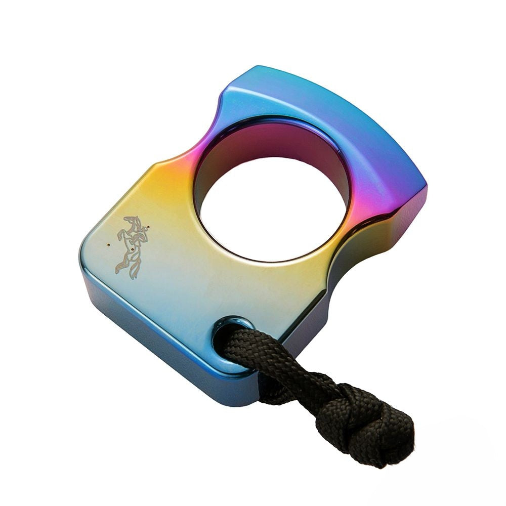 Titanium Ring – TC4 Single Finger with 15mm Thick Anodized Color Lightweight