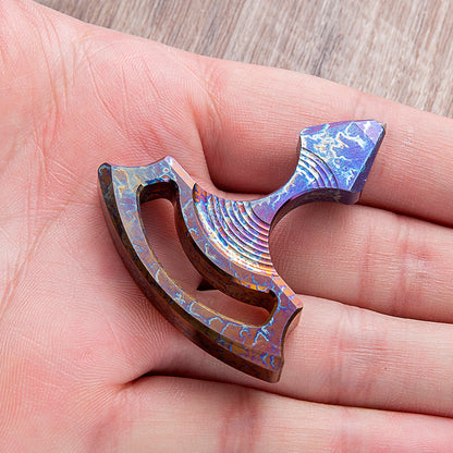 Titanium Spiked Knuckles – TC4 Micro Ring with Ultra-Lightweight 23g Compact EDC