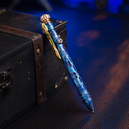 Titanium Tactical Pen – TITANER with Mech EDC Multi-Tool with Fidget Spinner