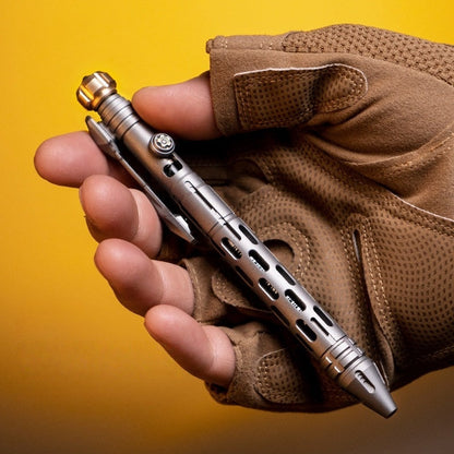Titanium Tactical Pen – TITANER with Mech EDC Multi-Tool with Fidget Spinner