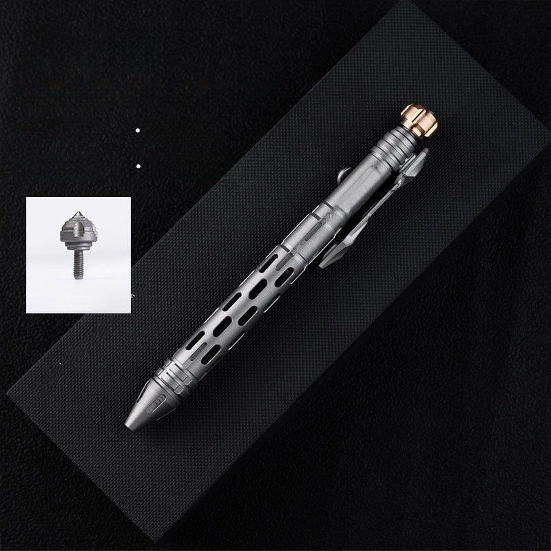 Titanium Tactical Pen – TITANER with Mech EDC Multi-Tool with Fidget Spinner