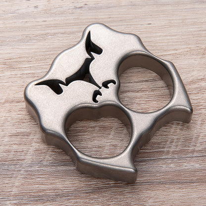 Titanium Two Finger Knuckles – TC4 Pit Bull Ultra-Thick with Stonewash 15mm Lightweight