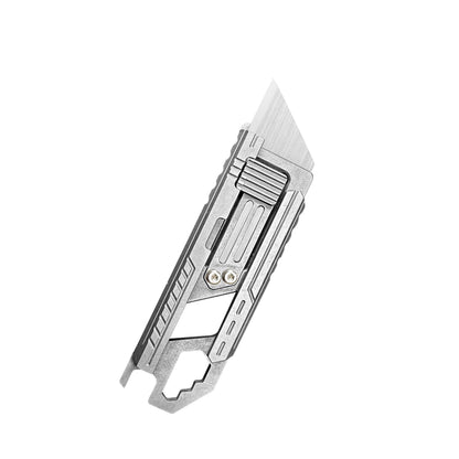 Titanium Utility Knife – SliceCard with Credit Card Size 9-in-1 EDC Multitool
