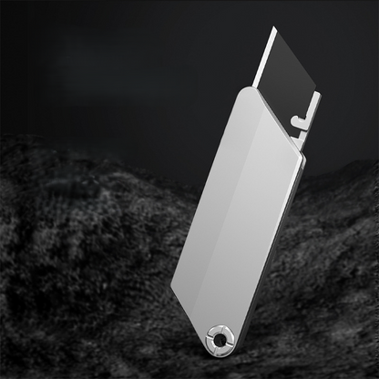 Titanium Utility Knife – TiFlex TC4 EDC with One-Handed Quick-Change Blade