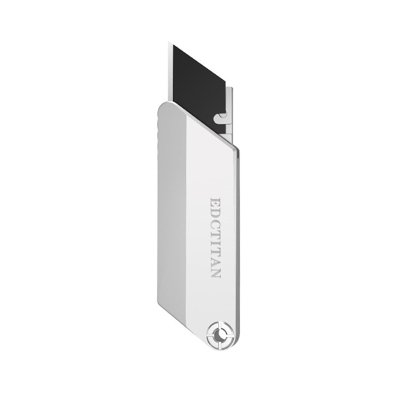Titanium Utility Knife – TiFlex TC4 EDC with One-Handed Quick-Change Blade