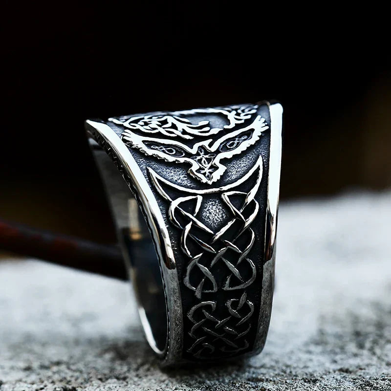 Tree of Life Signet Ring – Rune with of Viking Gothic Celtic Punk Statement