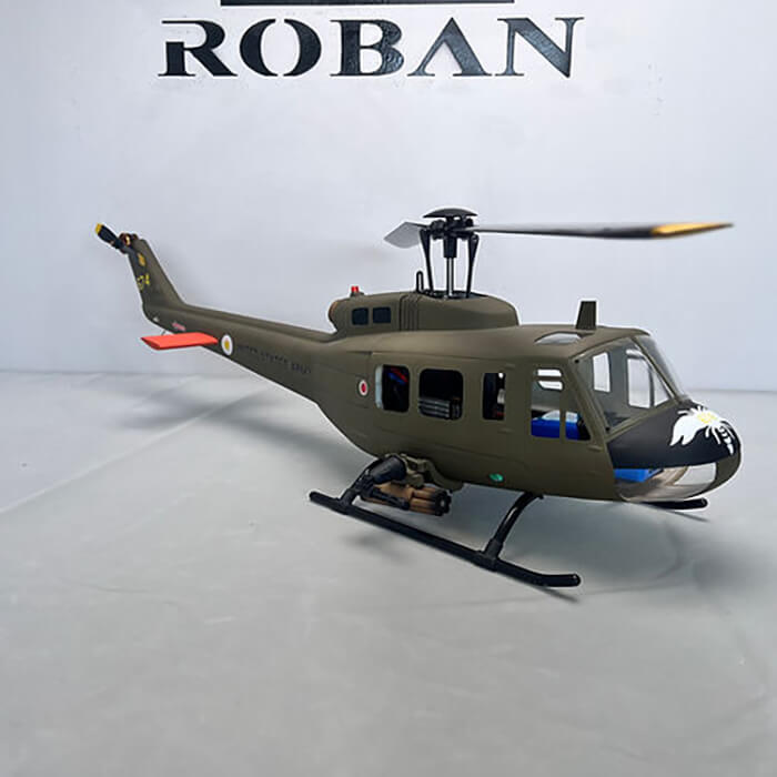 ROBAN UH-1D 470 Scale RC Helicopter GPS X2 Flight Control LED Lighting PNP/RTF