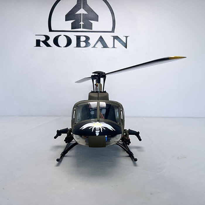 ROBAN UH-1D 470 Scale RC Helicopter GPS X2 Flight Control LED Lighting PNP/RTF