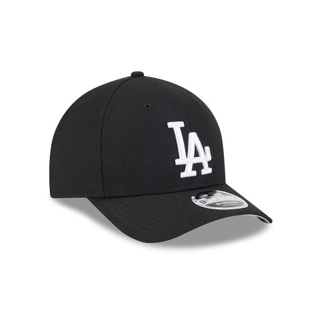 New Era Los Angeles Dodgers 9FORTY M-Crown Adjustable Hat-Black on white