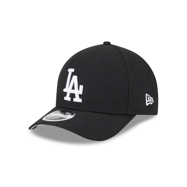 New Era Los Angeles Dodgers 9FORTY M-Crown Adjustable Hat-Black on white