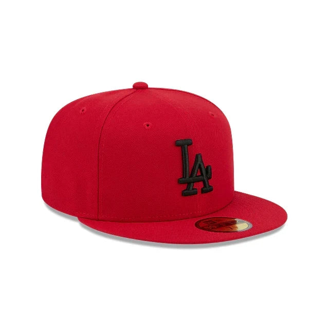 New Era Los Angeles Dodgers Basic 59FIFTY Fitted Hat - Scarlet