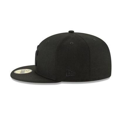 KANSAS CITY ROYALS 59FIFTY FITTED-BLACK ON BLACK