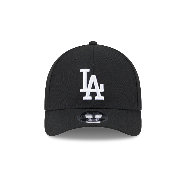 New Era Los Angeles Dodgers 9FORTY M-Crown Adjustable Hat-Black on white