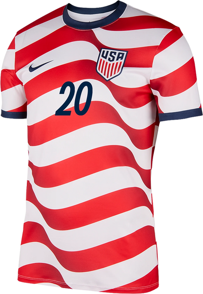 Nike USA 2026 Name & Number Supporters Home Shirt