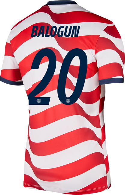 Nike USA 2026 Name & Number Supporters Home Shirt