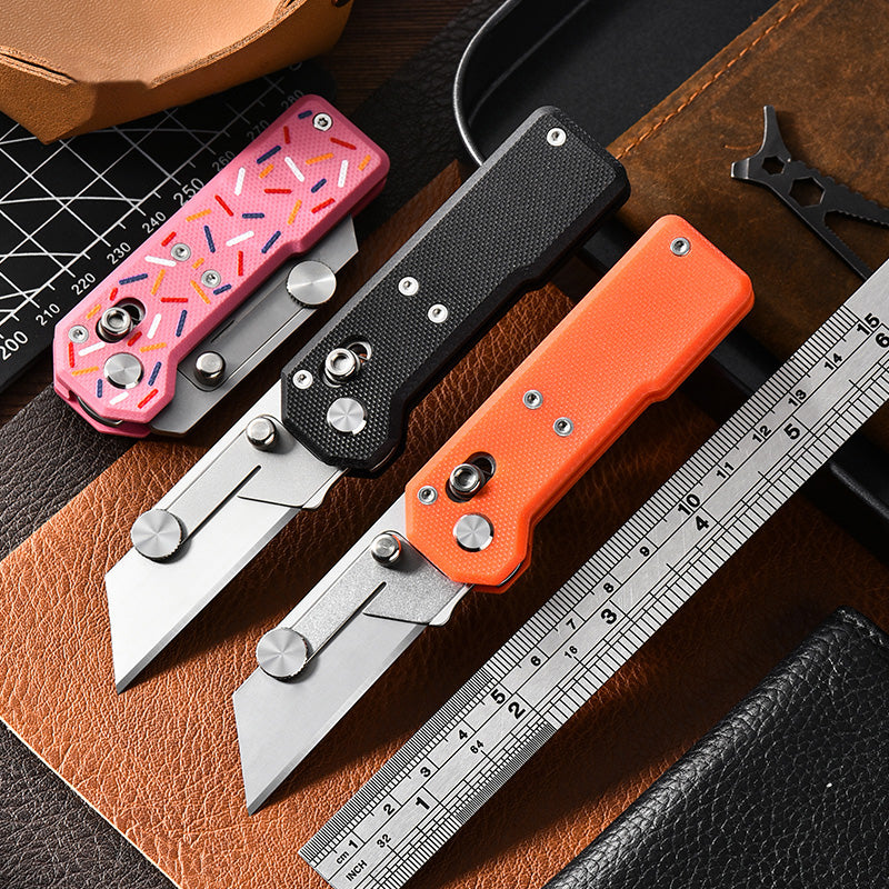 Utility Knife – ViperSlide Heavy-Duty Folding with G10 Handle