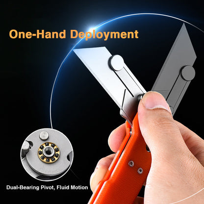 Utility Knife – ViperSlide Heavy-Duty Folding with G10 Handle