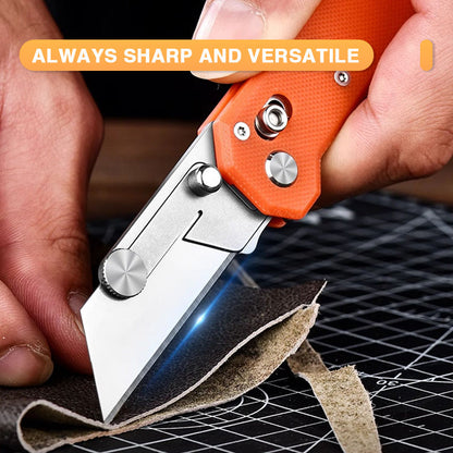 Utility Knife – ViperSlide Heavy-Duty Folding with G10 Handle