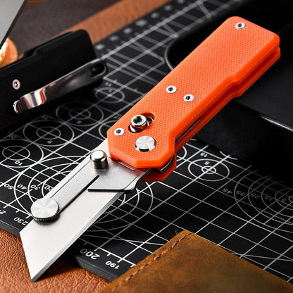 Utility Knife – ViperSlide Heavy-Duty Folding with G10 Handle