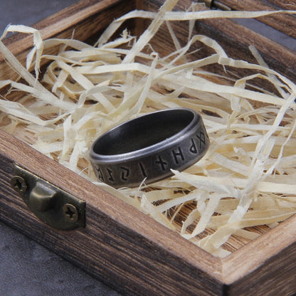 Valknut Ring – Norse with Viking Symbol 2-Piece Set for Alternative Styling, Collecting