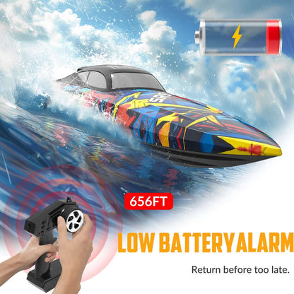 Volantexrc 798-5 SR90 2.4G Brushless RC Boat 70km/h Water Cooling Capsize Reset Waterproof High Speed Speedboat RTR