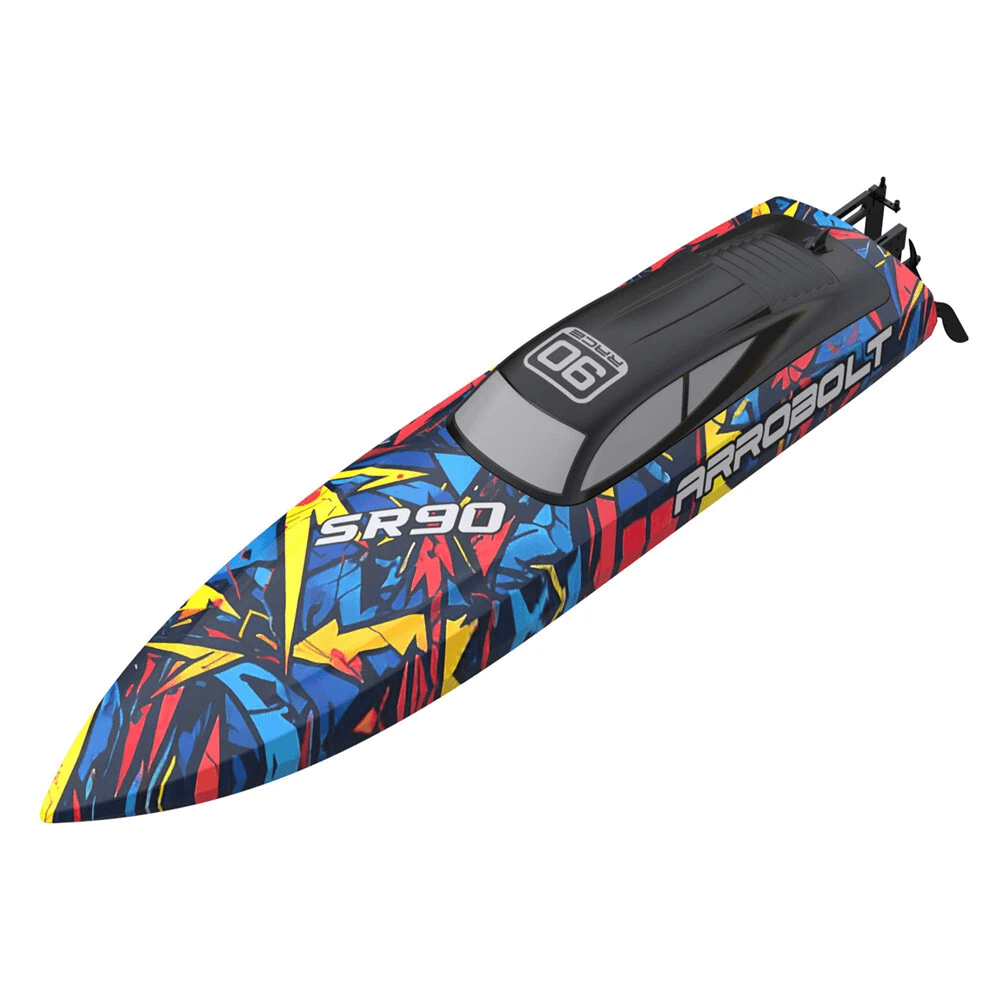 Volantexrc 798-5 SR90 2.4G Brushless RC Boat 70km/h Water Cooling Capsize Reset Waterproof High Speed Speedboat RTR