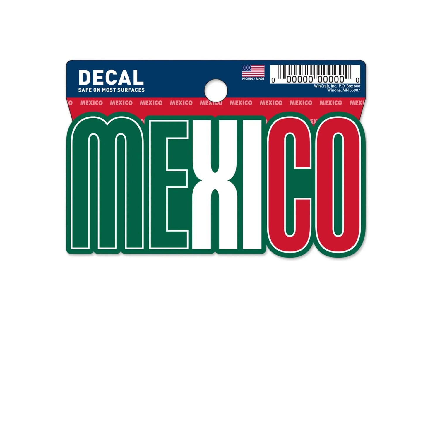 Wincraft Mexico CLRS Decal (3"x4")