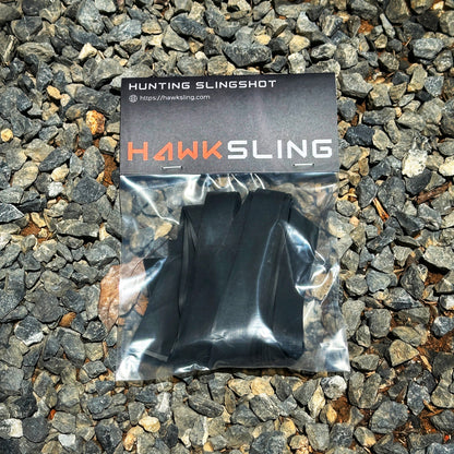 Wrist Brace Slingshot – Rocket Bands with 10-Pack 0.65mm Flat Bands Tapered 25mm→15mm