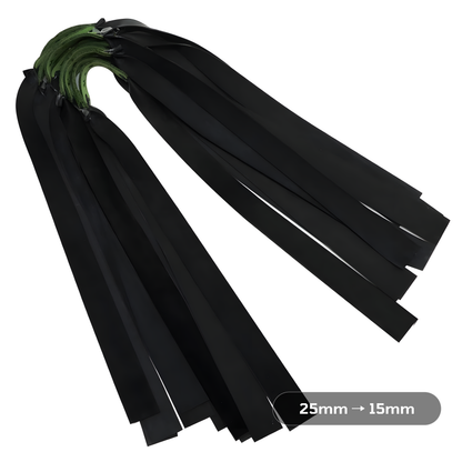 Wrist Brace Slingshot – Rocket Bands with 10-Pack 0.65mm Flat Bands Tapered 25mm→15mm