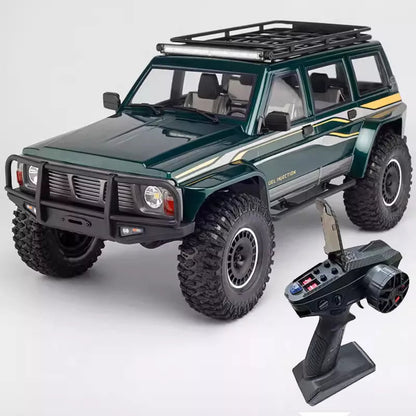 YIKONG YK4107 PRO Brushless 1/10 4WD RC Car Rock Crawler Two Speed Differential Lock LCG Chassis Tank Turn LED Lights Off-Road Climbing Truck
