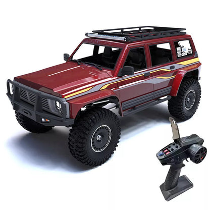 YIKONG YK4107 PRO Brushless 1/10 4WD RC Car Rock Crawler Two Speed Differential Lock LCG Chassis Tank Turn LED Lights Off-Road Climbing Truck
