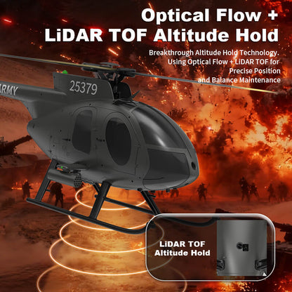 YUXIANG F119S MD-500 Bird RC Helicopter GPS Altitude Hold Optical Flow Brushless 3D Stunt RTF