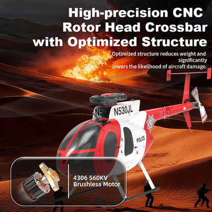 YUXIANG F119S MD-500 Bird RC Helicopter GPS Altitude Hold Optical Flow Brushless 3D Stunt RTF