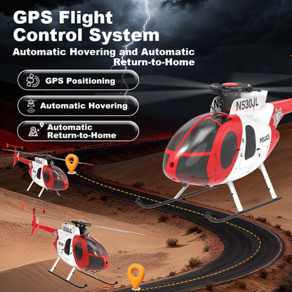YUXIANG F119S MD-500 Bird RC Helicopter GPS Altitude Hold Optical Flow Brushless 3D Stunt RTF