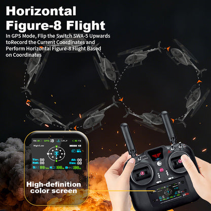 YUXIANG F119S MD-500 Bird RC Helicopter GPS Altitude Hold Optical Flow Brushless 3D Stunt RTF